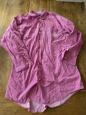Ralph Lauren Pink Women's Sleep Shirt size XL